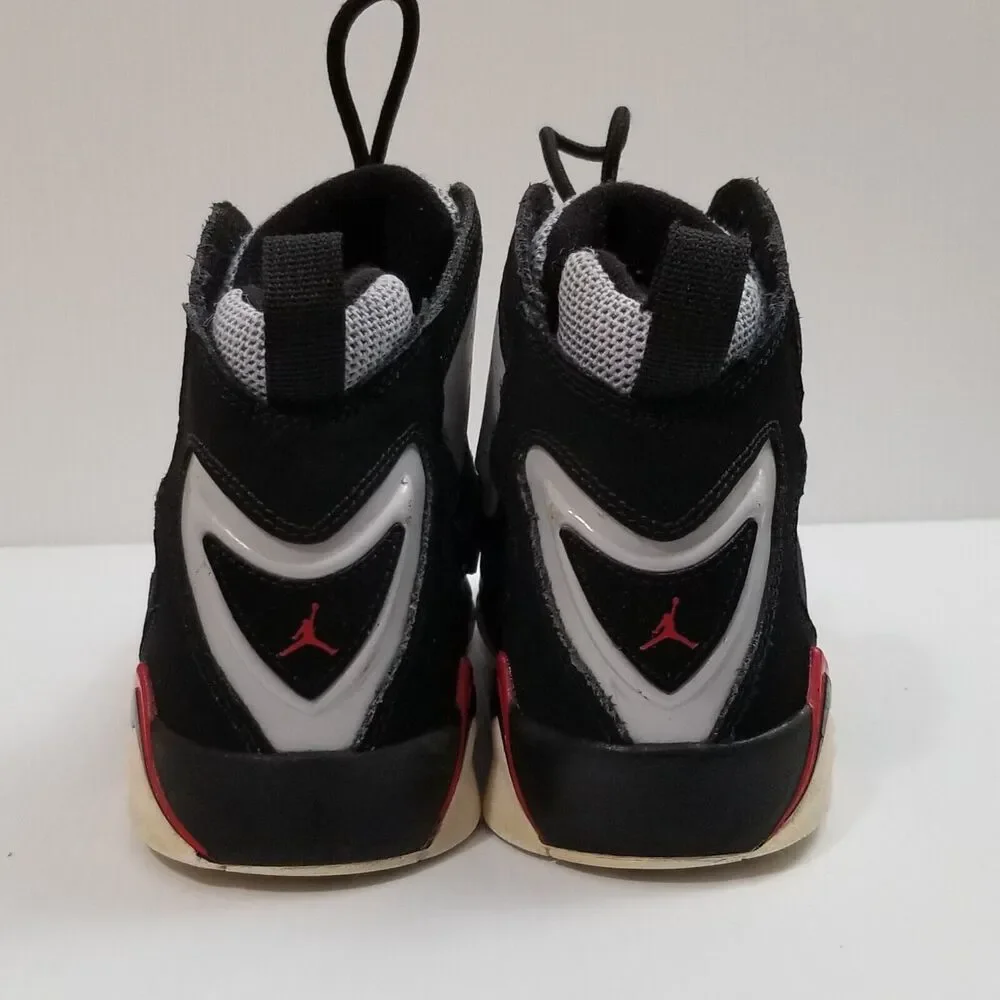 Nike Air Jordan True Flight GS Black Varsity Red Wolf Grey Sz 6.5Y / Women's 8